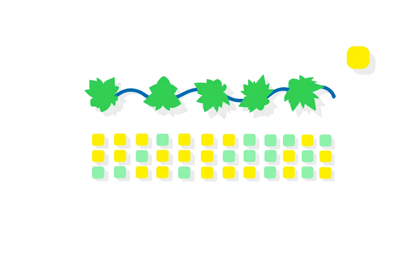 Flat-vector comparison of the seven-node TB-500 fragment and the forty-node Thymosin Beta-4 parent peptide with the LKKTETQ core marked in canarinho amarelo on tropical-white